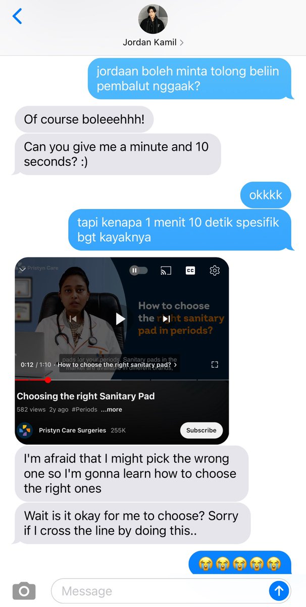 sagistics's tweet photo. gaada yg minta tp kalo minta beliin pembalut mungkin ini jawabannya para karakter serenatnatnitnut https://t.co/s82FHuwP9I