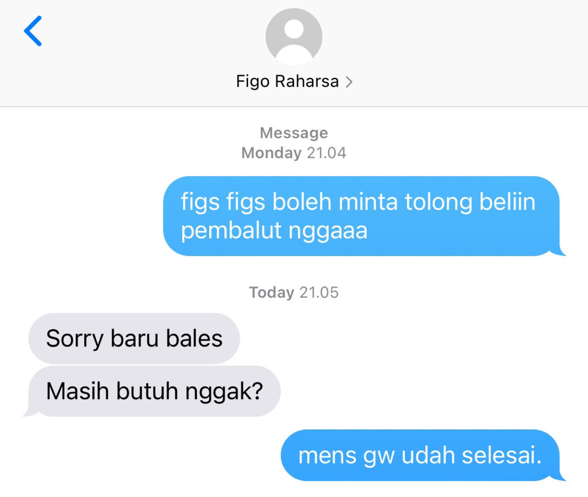 sagistics's tweet photo. gaada yg minta tp kalo minta beliin pembalut mungkin ini jawabannya para karakter serenatnatnitnut https://t.co/s82FHuwP9I
