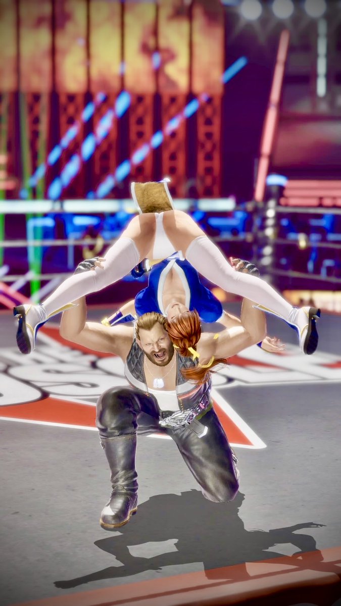 doa6_UMU's tweet photo. Bass hits Muscle Buster(キン肉バスター) to Kasumi!!

#DOA6 #DOA #ryona #kasumi_ryona #musclebuster #キン肉バスター https://t.co/Q6MJMf7mmh