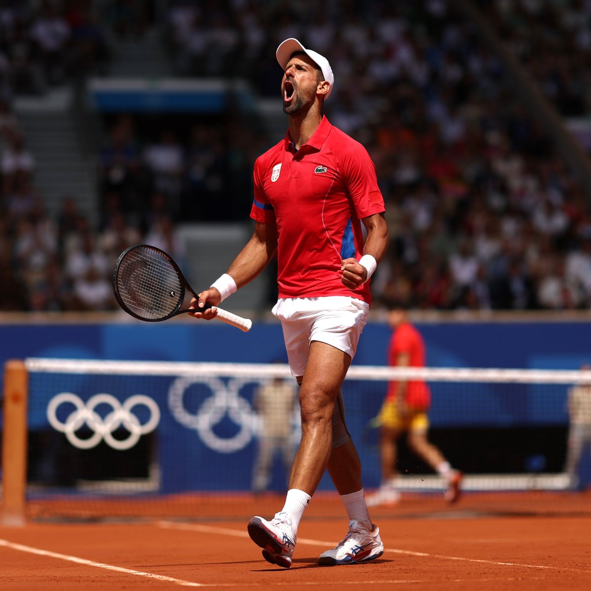 juegosolimpicos's tweet photo. ¡DJOKOVIC ES CAMPEÓN OLÍMPICO POR PRIMERA VEZ! 🥇🇷🇸

El serbio derrotó a Carlos Alcaraz por 7-6 (3) y 7-6 (2) y se consagró en sus quintos #JuegosOlímpicos. 

Impresionante... ¡Nole es de #oro! 🥹

#Paris2024 I @DjokerNole https://t.co/6Jiq7mLuXC
