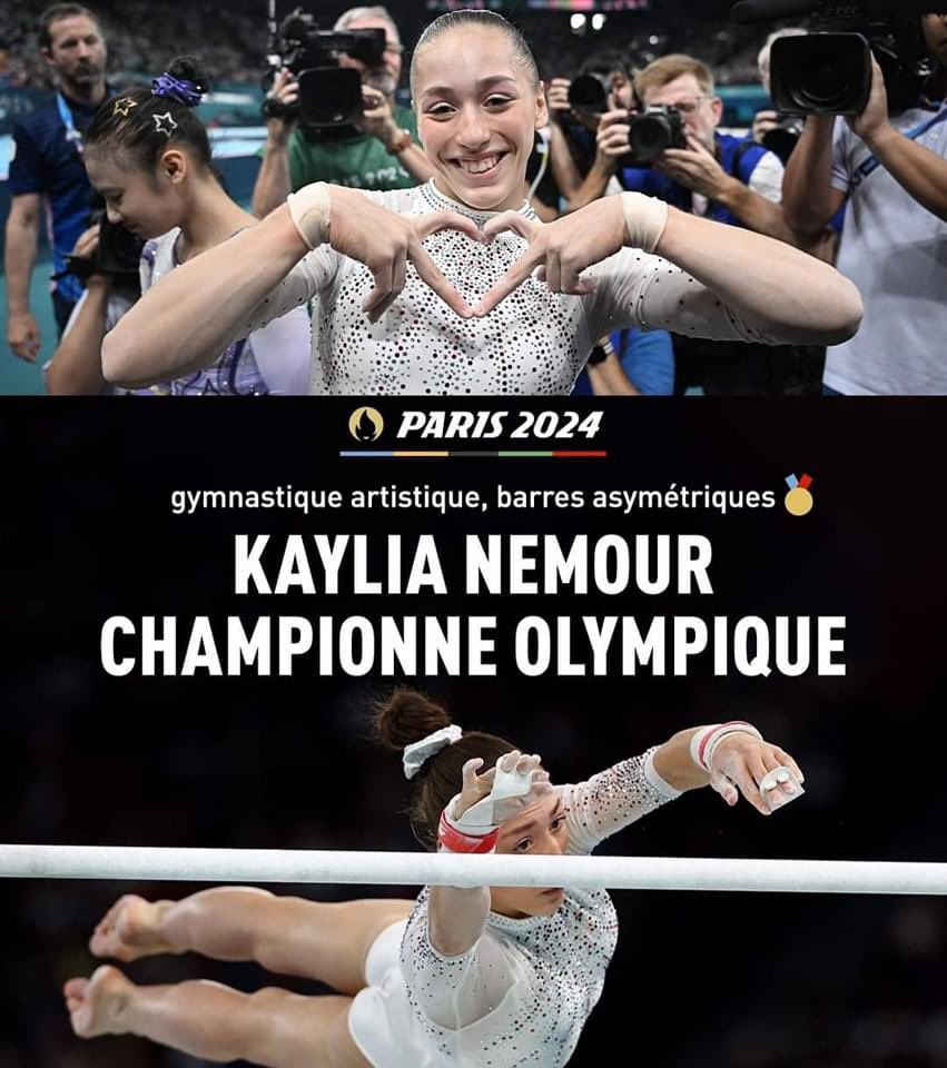 🚨 البطلة الأولمبية الجزائرية #كيليا_نمور تدخل التاريخ 

• اول ذهبية عبر تاريخ #افريقيا بـ #الجمباز 🥇
• اول ذهبية لـ #الجزائر في اولمبياد باريس 🥇
• اول ذهبية لـ #العرب في الاولمبياد باريس 🥇
• اول ذهبية لـ الجزائر منذ اولمبياد #لندن 2012 🥇
• سادس ذهبية في تاريخ الجزائر 🥇
