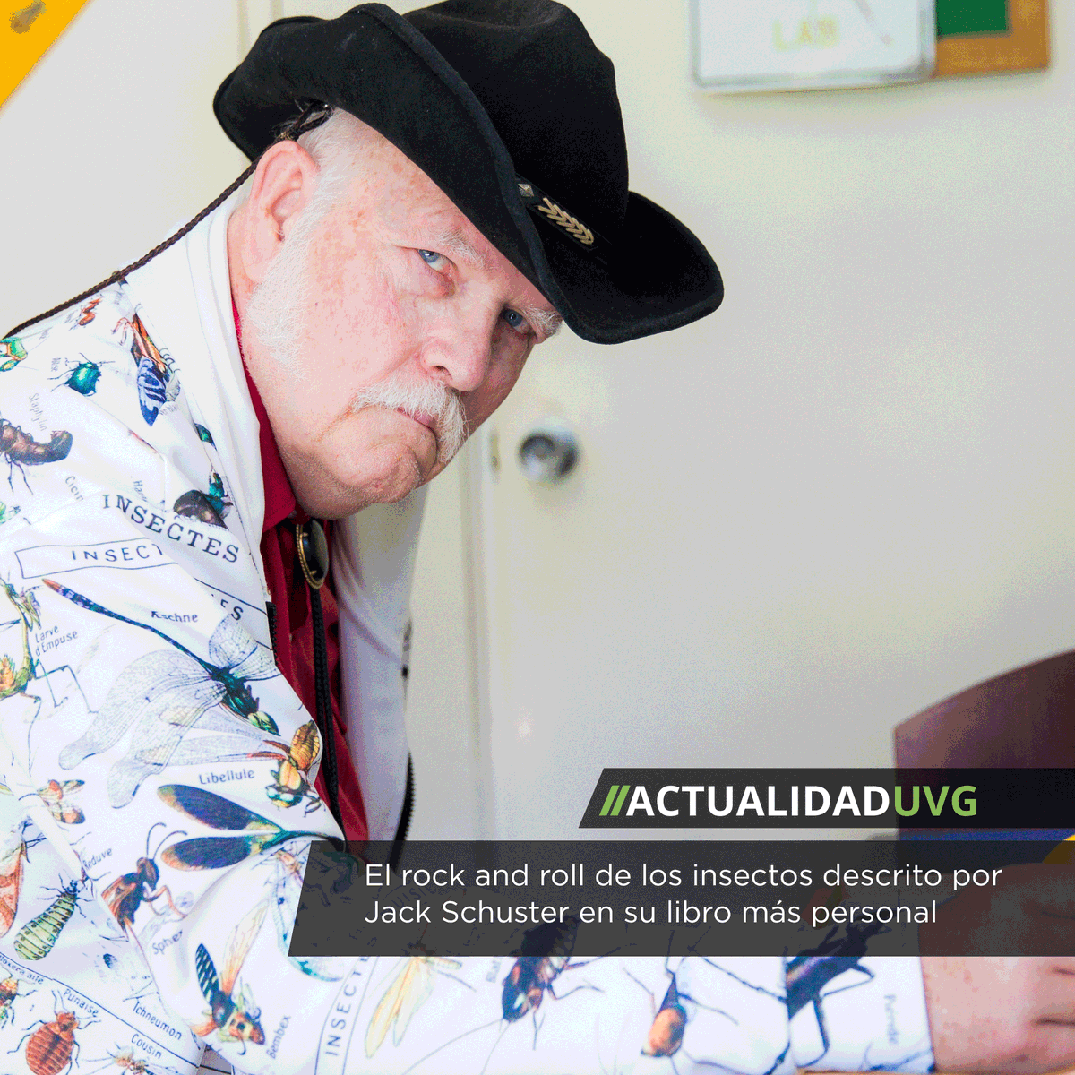La Editorial UVG presentó la versión traducida al español del libro "Sexo, bichos y rock &amp; roll" del Dr. Jack Schuster y M. Sc. José Monzón Sierra. Este libro trata de la pasión del Dr. Jack Schuster por la ciencia, el humor y la música. 🎻

Lee la nota ➡ tinyurl.com/Libro-RIR