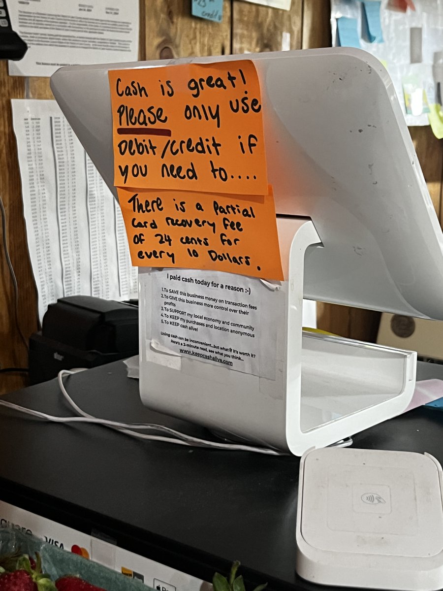 er1c_h's tweet photo. @Visa @GatzkeOrchard - Confirmed your charging of customers VISA fees against the their merchant agreement.  You are passing on operation costs to your customers that are tax right offs for your business.  I know the fees add costs and overhead. https://t.co/wUCrALZ0ip