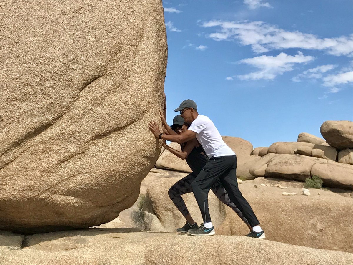 Michelle Obama (@michelleobama) on Twitter photo Happy birthday to the love of my life, <a href="/BarackObama/">Barack Obama</a>! Here’s to weathering all of life’s storms and moving mountains together. ❤️ Happy birthday to the love of my life, <a href="/BarackObama/">Barack Obama</a>! Here’s to weathering all of life’s storms and moving mountains together. ❤️