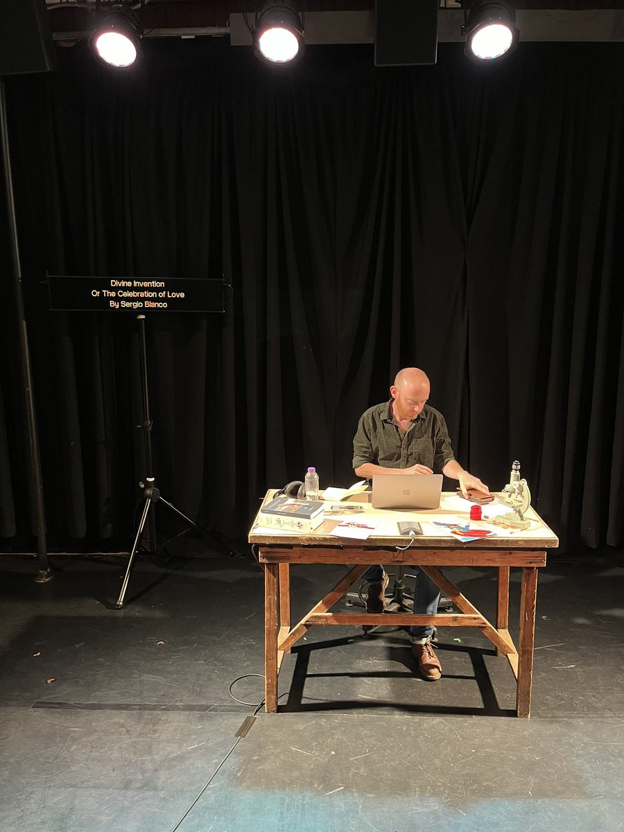 Eliott Sheppard (@eliottshep) on Twitter photo Just finished caption operating on our Access Performance of #divineinventionplay today - my first experience in operating captions on this level, and itās still so nice to hear how this text is profoundly speaking to also many people.
Only 6 performances left <a href="/Summerhallery/">Summerhall</a>. Just finished caption operating on our Access Performance of #divineinventionplay today - my first experience in operating captions on this level, and itās still so nice to hear how this text is profoundly speaking to also many people.
Only 6 performances left <a href="/Summerhallery/">Summerhall</a>.