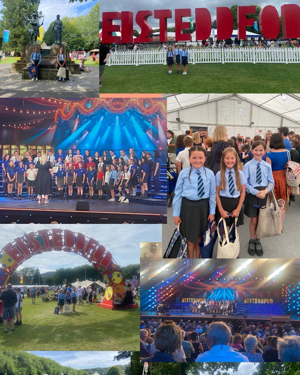 Llongyfarchiadau mawr i'r merched yma oedd yn cynrychioli YGG Castellau yng Nghôr Ysgolion Pontypridd heddiw yn yr Eisteddfod. Big congratulations to these girls representing YGG Castellau in the Pontypridd Schools Choir today at the Eisteddfod