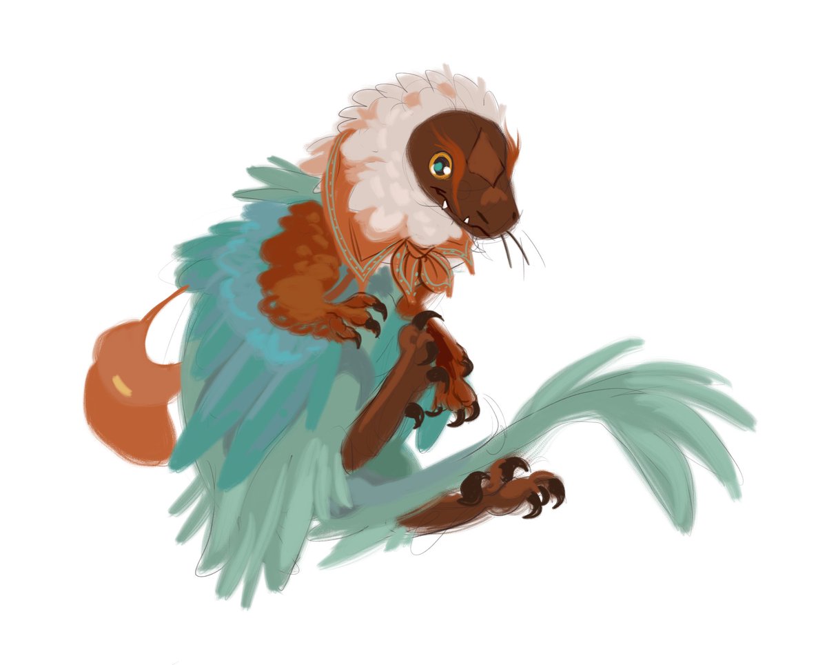valpezian's tweet photo. Revamped my archen OC and turned them into just some normal raptor for a Minecraft roleplay me and some buds have been doing https://t.co/0RNgZrRf6i