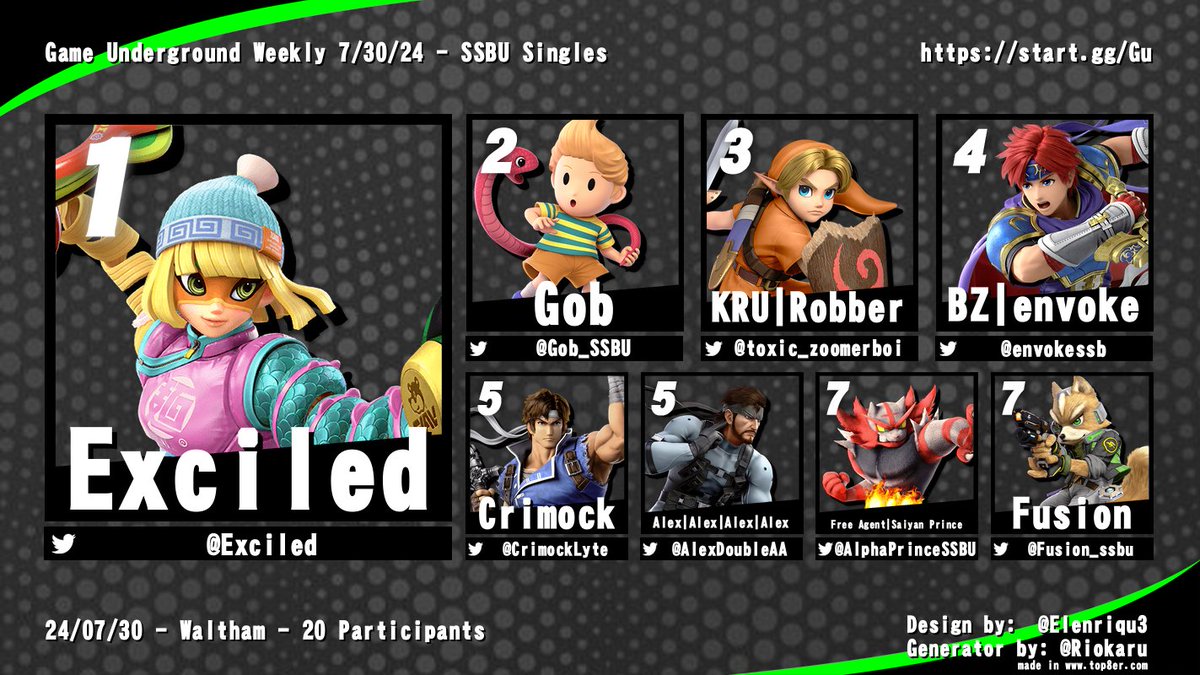 Game Underground Smash Ultimate tweet media