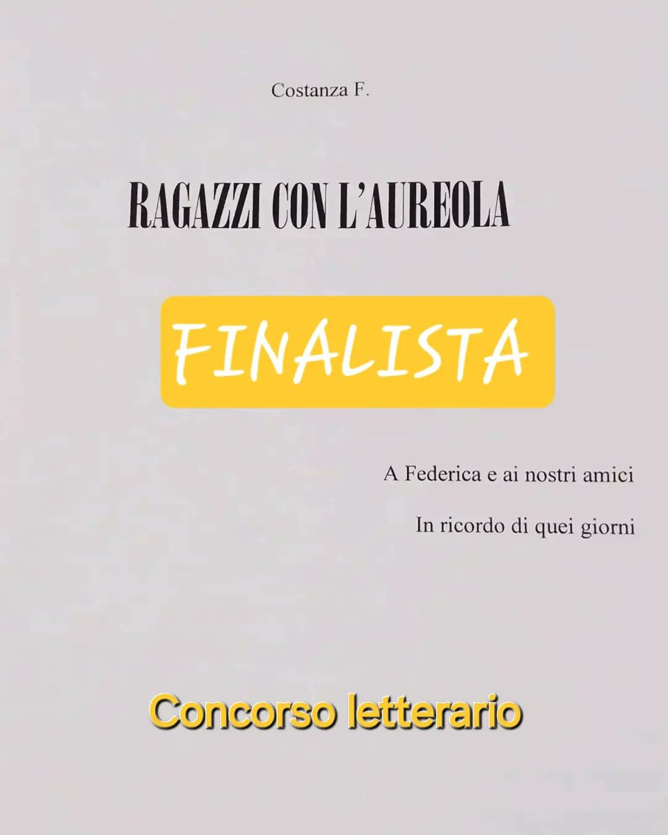 CostanzaF_'s tweet photo. #scrittriciemergenti #noeap #concorsiletterari #scrivere https://t.co/GS1qfhqGlu