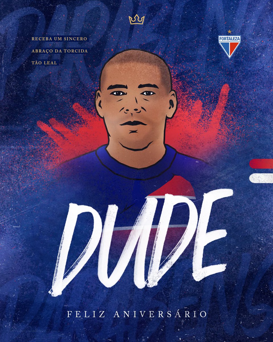 FortalezaEC's tweet photo. Feliz aniversário, Dude! 🦁

Um verdadeiro ídolo. Com a incrível marca de mais de 400 jogos pelo Fortaleza, Dude entrou para a história do Clube de uma forma única. 

Receba o sincero abraço da torcida tão leal!

🖌️ @pixellemosbr 

#FortalezaEC #NaHistóriaFicou https://t.co/1PUE6w6JVl