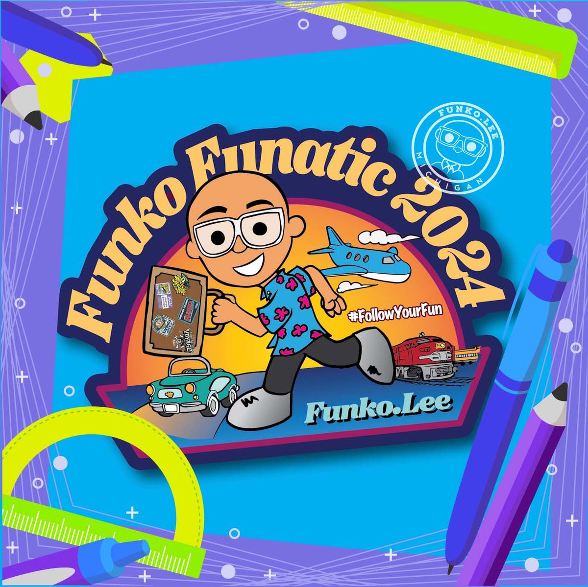 FunkoLeeM's tweet photo. My new #Funko sticker for 2024 is ready for our #FunkoPhotoADayChallenge winners! I’ll be contacting all our past winners soon so they’ll receive the new sticker. Thank you all again for participating @dj3cb and my #PhotoChallenges! We look forward to doing more in the near future. 😁👑📸 #Fun #FollowYourFun #FunkoPop #FunkoSoda #FOTM #FunkoFunatic #FunkoFamily #SDCC #NYCC #FunkoFundays