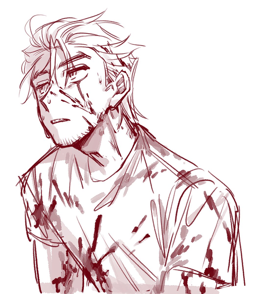 흉터를 빼먹엇기에 다시그려재업하다... 우우웃