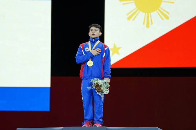 alexcerado (@alexcerado) on Twitter photo IT TOOK US 100 YEARS TO HEAR LUPANG HINIRANG 🇵🇭 TWO NIGHTS IN A ROW WHILE THE WHOLE WORLD IS WATCHING! 😭😭😭
Thank you so much for the pride and historic moment, <a href="/c_edrielzxs/">Carlos Edriel Yulo</a>!
You are the Greatest Of All Time, Carlos Yulo! 🐐 #LabanPilipinas #Paris2024 IT TOOK US 100 YEARS TO HEAR LUPANG HINIRANG 🇵🇭 TWO NIGHTS IN A ROW WHILE THE WHOLE WORLD IS WATCHING! 😭😭😭
Thank you so much for the pride and historic moment, <a href="/c_edrielzxs/">Carlos Edriel Yulo</a>!
You are the Greatest Of All Time, Carlos Yulo! 🐐 #LabanPilipinas #Paris2024
