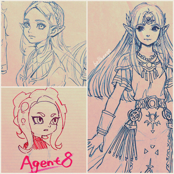 [Zelda: Breath of the Wild] [Splatoon 2] [Super Smash Bros. Ultimate] 👸🐙👸