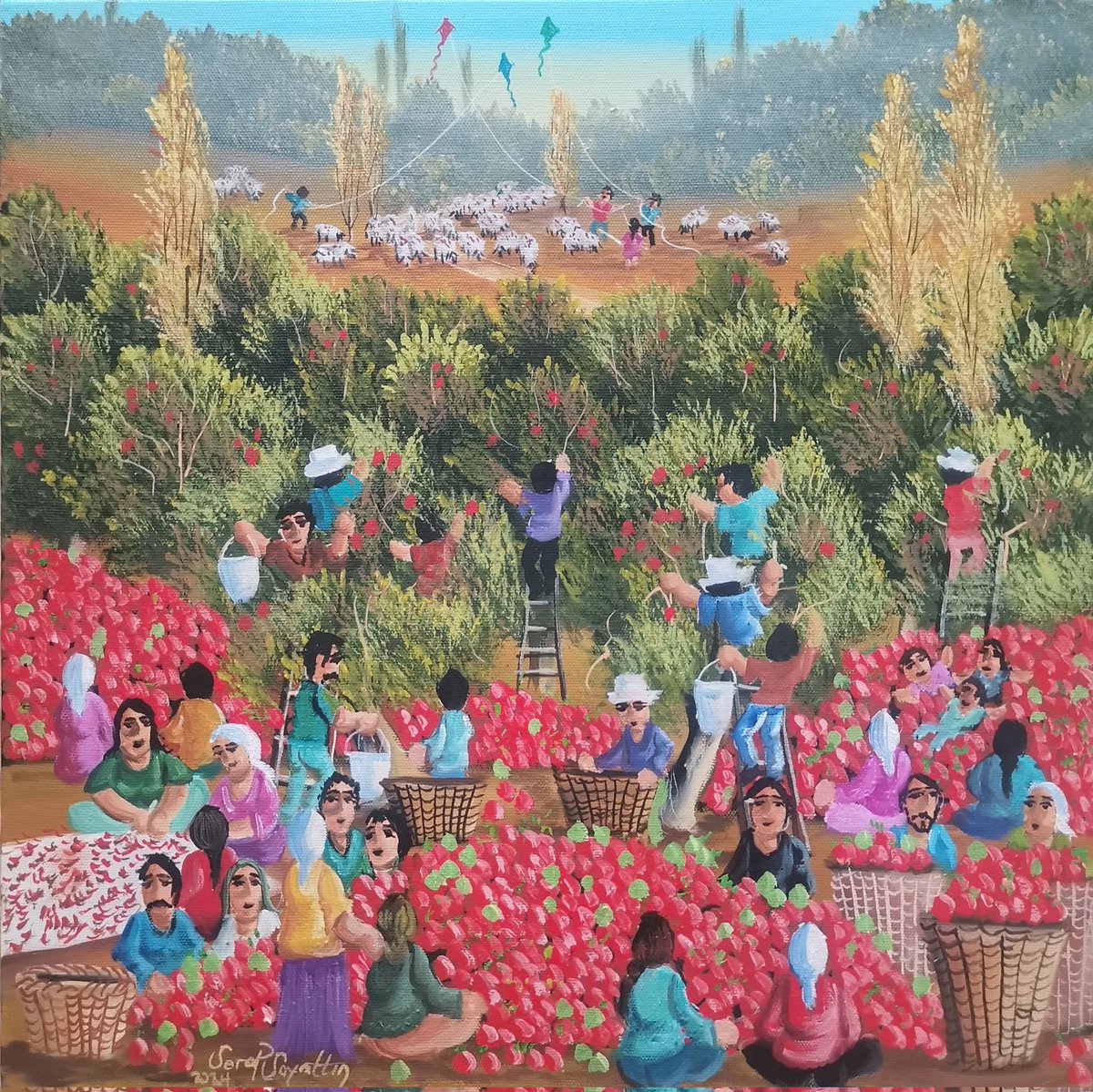 SerapSoyaltin's tweet photo. 🎨
Elma Ağaçları ve Toplayanlar
40*40 t.ü.y.b 2024
#serapsoyaltınart #serapsoyaltın #art #artist #paint #painter #apples #applepicker #appletrees #oilpainting https://t.co/udTBuKvQYY