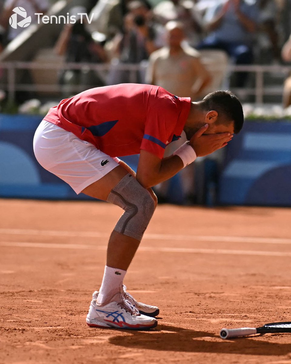 TennisTV's tweet photo. WHAT IT MEANS 🥹

@DjokerNole #Paris2024📷 #Olympics📷 #tennis📷 https://t.co/98sKMQTLDR