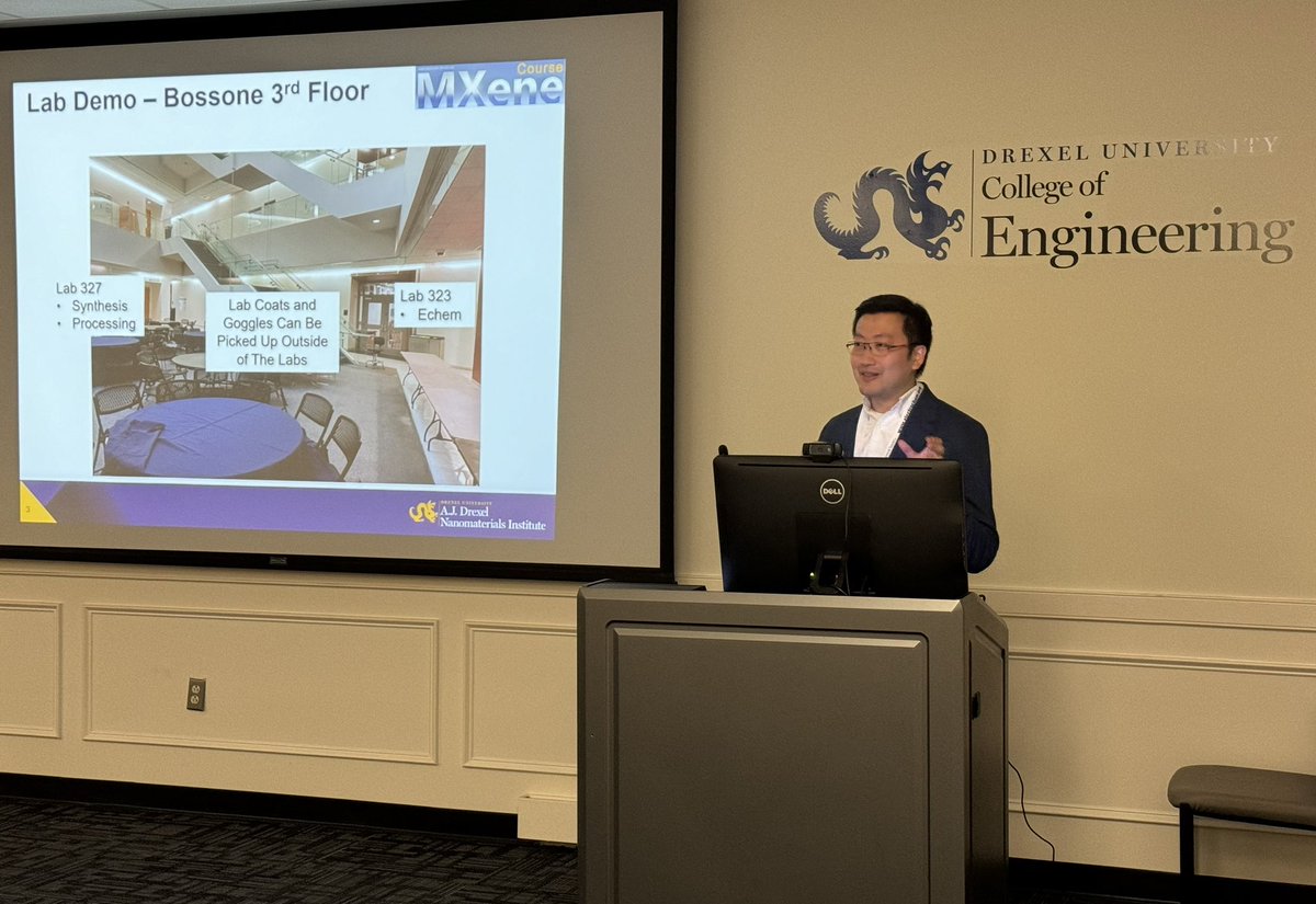 Kicking off the 3rd International conference on MXenes with a one-day MXene course at <a href="/DrexelUniv/">Drexel University</a>
The registration desk is open and posters are being placed.
mxeneconference.coe.drexel.edu