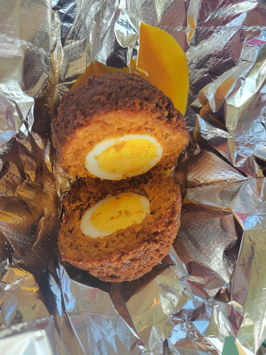 Scotch egg for brunch #dublinirishfestival2024
