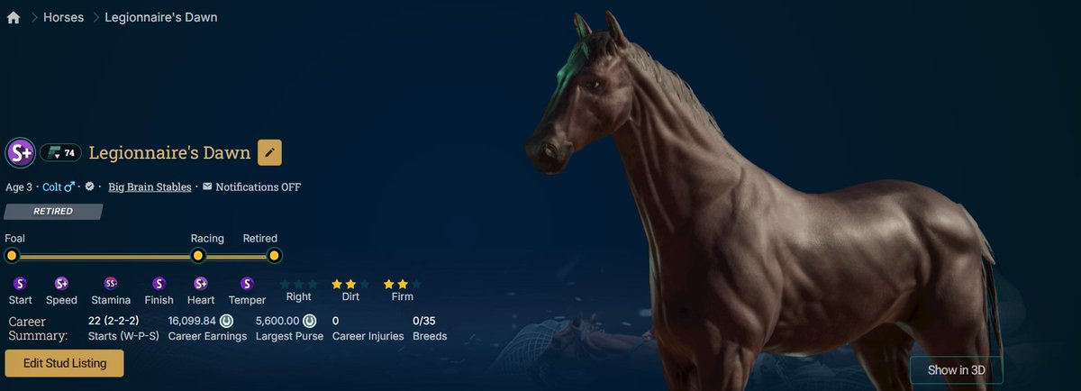 Big Brain Stables tweet media