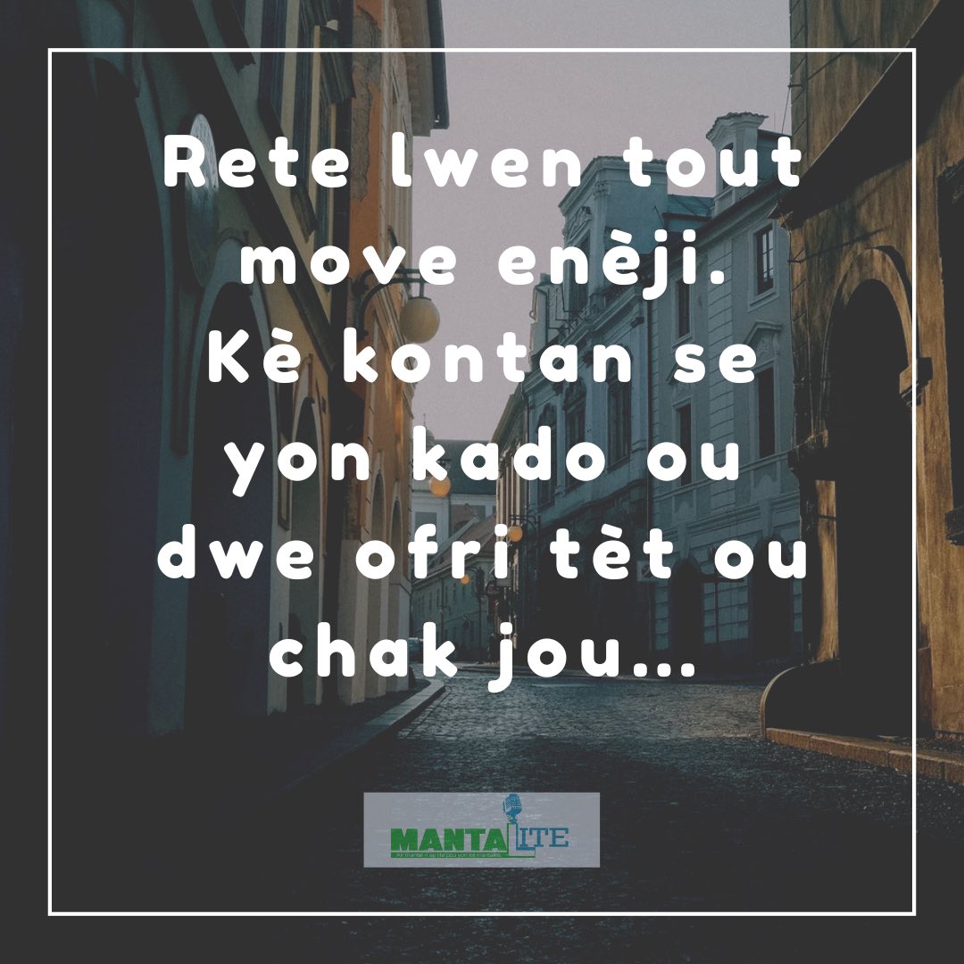 GiorgioHayti's tweet photo. Kè kontan w depann de ou! 🫵🏾 https://t.co/PYVKCYepCe