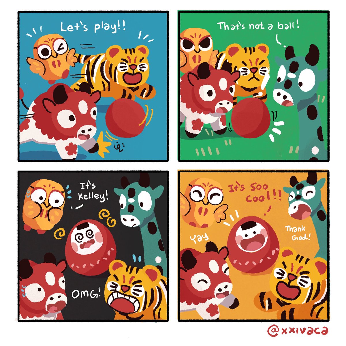 xxivaca's tweet photo. Let's Play!! 
#toytales #comic #burmesetoys https://t.co/GHJMY2bPo1