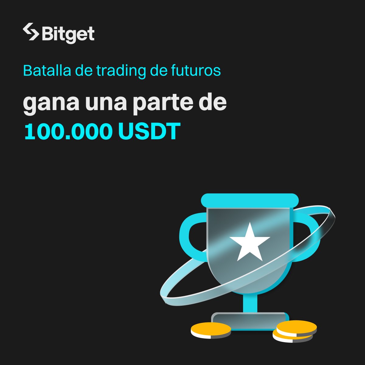 BitgetES's tweet photo. ⭐️ ¡Batalla de Trading de Futuros! ⭐️
📣 Sé uno de los mejores traders de futuros y participa por 100.000 USDT
⌛️ Tienen desde las 04:00UTC del Jueves 01/08 hasta las 04:00UTC del Sábado 31/08 ⌛️
ℹ️ Anuncio: https://t.co/eE5q90O4T5
📊 ¡A tradear Bitgetters! 📊
#BitgetPromo https://t.co/89TPw9jOPD