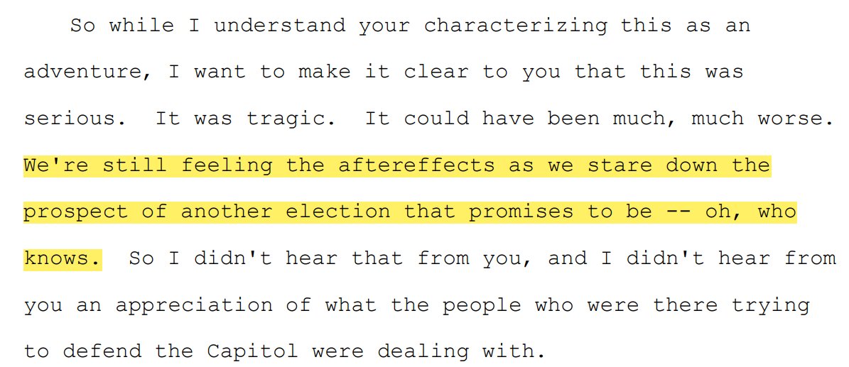 Hi everyone can we start to focus on the fact the Biden/Monaco DOJ and an unhinged Obama judge are plotting to interfere in the 2024 election by reenergizing the phony J6 narrative in a federal courtroom as Americans start voting?

Here is Chutkan on July 12, 2024: