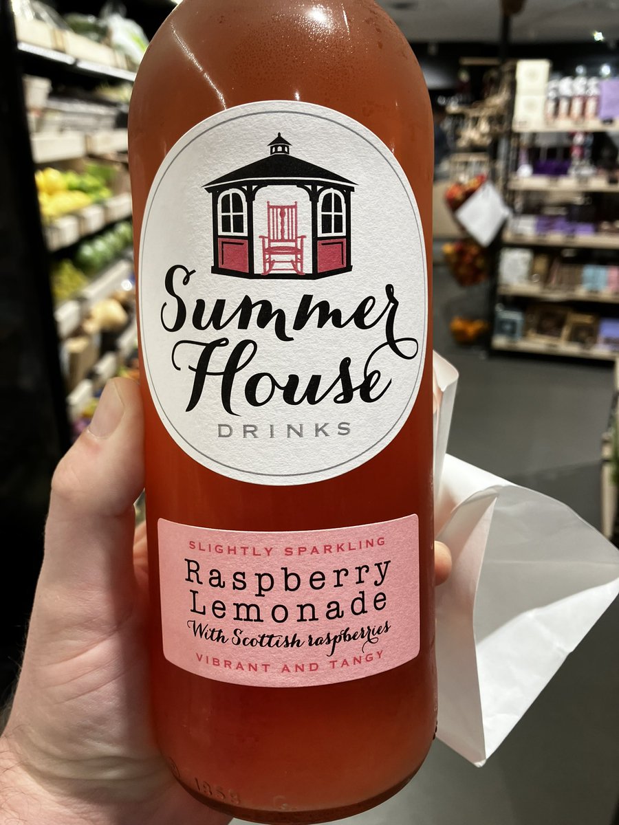 <a href="/SummerhouseFizz/">Summerhouse Drinks</a> 
Driving south on holiday, stopping to pick up some Scottish fare in Cairn Lodge and what classic from Fraserburgh greets me? The perfect drink for our first night!