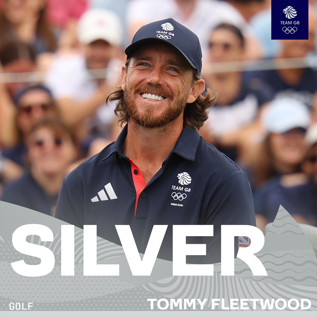 It's silver for Tommy Fleetwood! 🥈 ⛳️