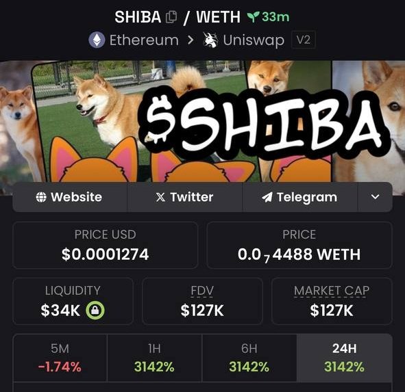 WEEKEND ALPHA FOR THE DEGENS!

$SHIBA t.me/shibakencoinerc