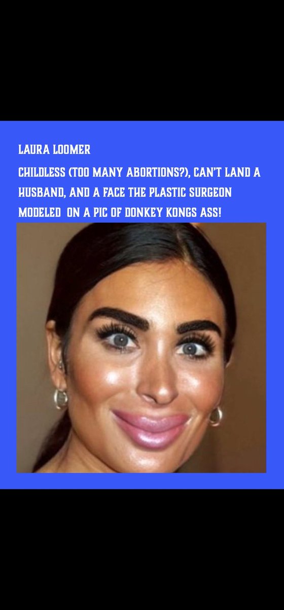 MiamiBe44167721's tweet photo. @claudiamconwayy @LauraLoomer Loomer doesn't belong in civilized society and she's a loser. https://t.co/0Xg3ENiShi