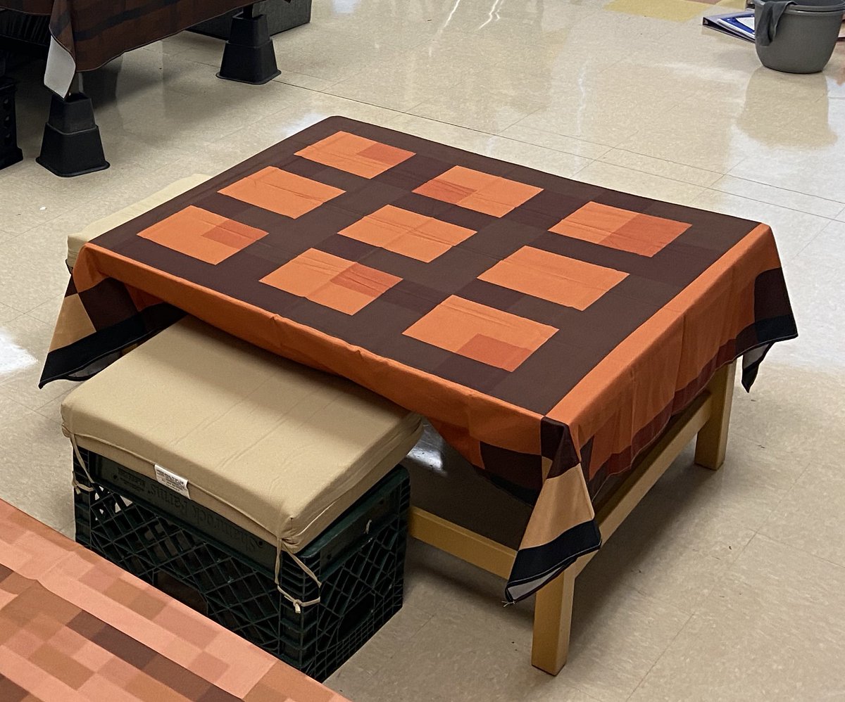 As a class, we work to get resources. First 2 days we got oak logs and then made all these things! They loved putting sticks and planks right on the crafting table to make the tools. #Minecraft #classroom #clearthelist amazon.com/hz/wishlist/ls…