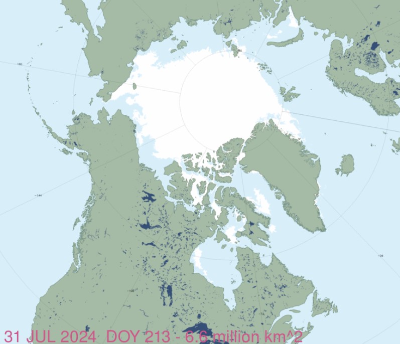 A climate "tipping point" is a theoretical concept that has never been observed. It's really fear mongering on steroids: we might call it the "big scare." 

e.g. Arctic summer sea ice was predicted to go into a "death spiral" but shows no sign of plummeting.