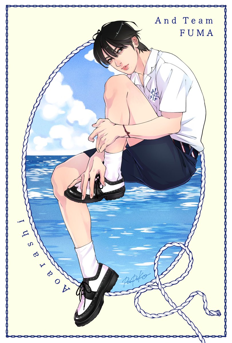 kinnikupancake's tweet photo. 青嵐〜🌀🌊⚓️

#andTEAM #andTEAM_FUMA 
#FUMA  #青嵐_Aoarashi https://t.co/iq7vQP07yE