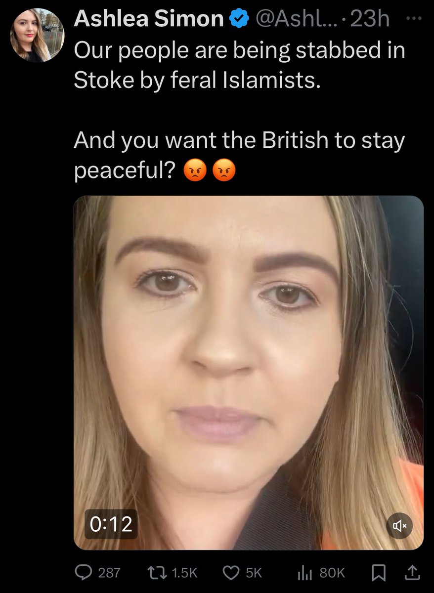 GyllKing's tweet photo. This is Britain First spreading misinformation and inciting racist violence. @StaffsPolice 
There were no stabbings in Stoke. https://t.co/uglXfhl77A