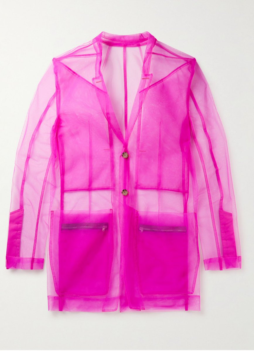 Loving the blade runner vibe of this Rick Owen’s jacket.  Amazingly it’s avalible in my size…..