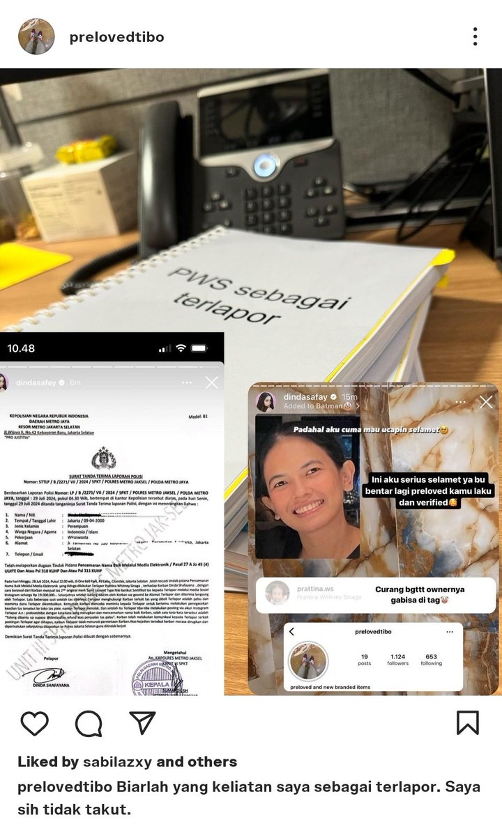 urebusybody's tweet image. TWITTER PLS DO UR MAGIC! KAKAKKU KENA TIPU JUALAN TAS FAKE DARI DINDA SAFAY, dia gamau refund uangnya dan malah nuntut kakakku atas pemcemaran nama baik  (KETIPU 19 JUTA!)