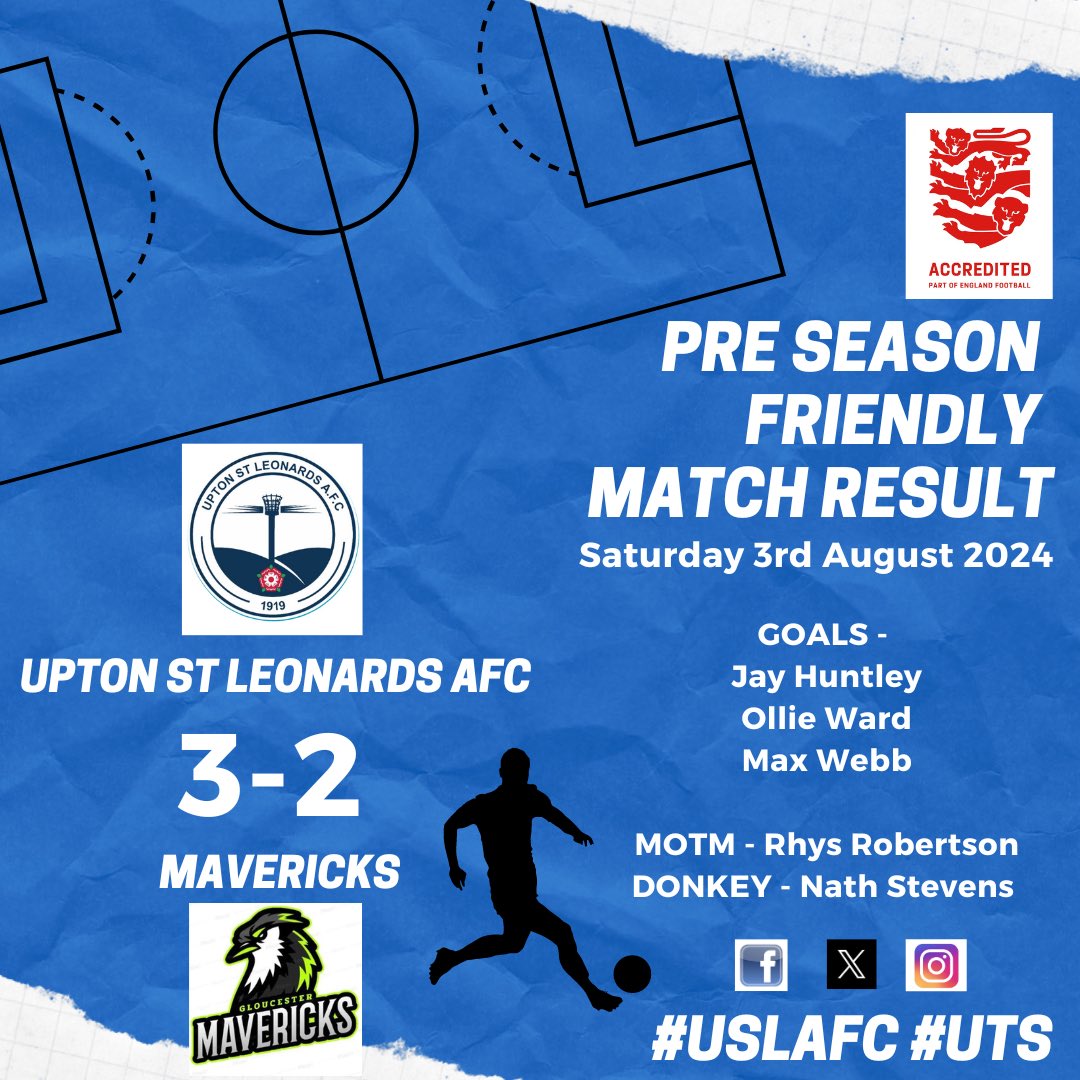 USL_AFC's tweet photo. Yesterdays match result vs @mavericks_FC22 winning the game 3-2, thanks for all the support, and thanks to Mavericks for hosting the game 🔵⚪️ #USLAFC #UTS #GrassrootsFootball #FaAccredited https://t.co/QmbVMgoCY1