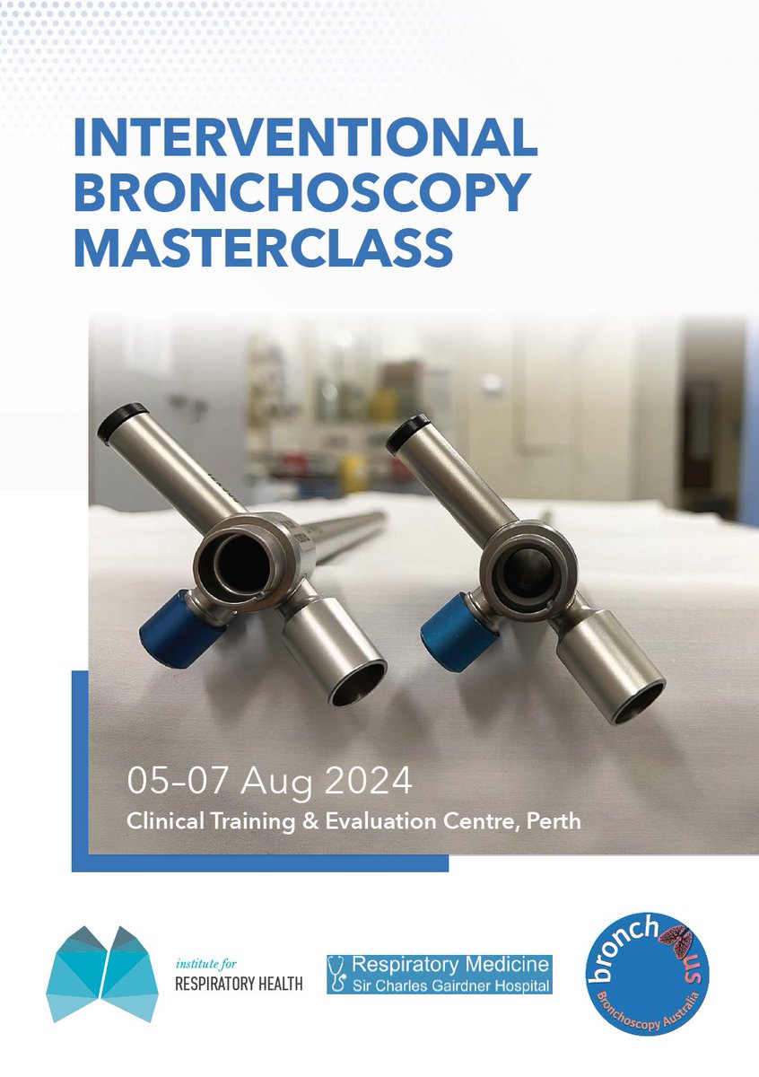 Interventional Bronchoscopy Masterclass 2024
Ready &amp; Set...
Today <a href="/CTEC/">Tony Croxford</a>, Perth