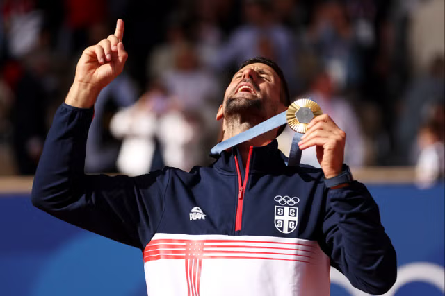 DD_Geopolitics's tweet photo. 🇷🇸🥇NOVAK DJOKOVIC IS THE OLYMPIC CHAMPION

The best tennis player in the history of tennis, Novak Djokovic, defeated Carlos Alcaraz of Spain with a score of 2:0 (7:6, 7:6), thus winning his and Serbia's first Olympic gold in tennis

Summer is for the Slavs!!