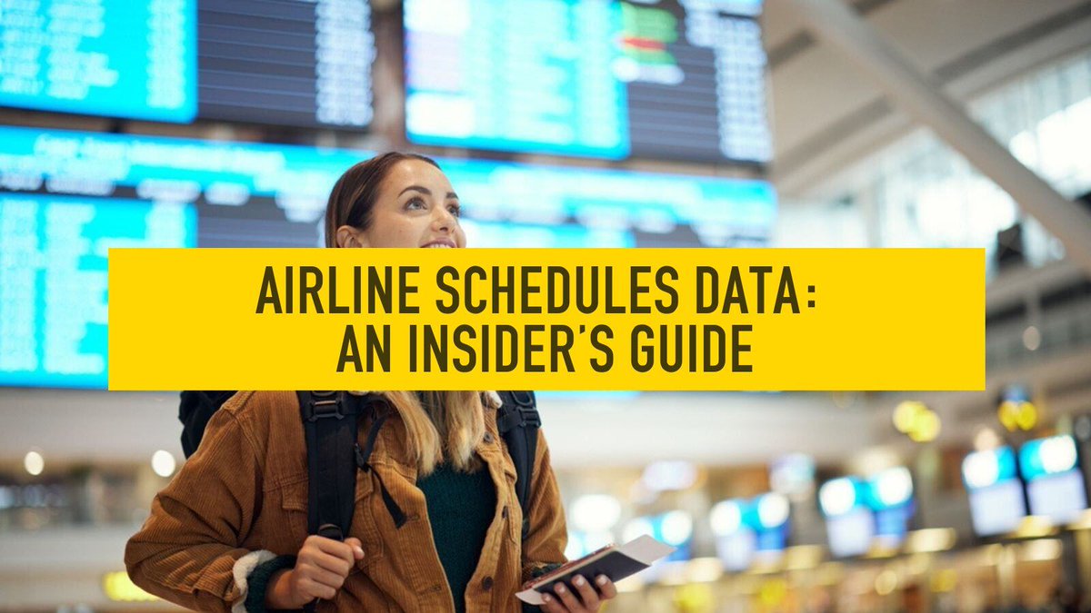 OAG_Aviation's tweet photo. What is an airline schedule? What data makes up a flight schedule? Where do airlines send their schedules, and why? ✈️

We explain all in our latest Insider's Guide: https://t.co/BsFAu7KMFj

#Airlines #Aviation #AirlineData #AviationData https://t.co/qePgNs7mB1