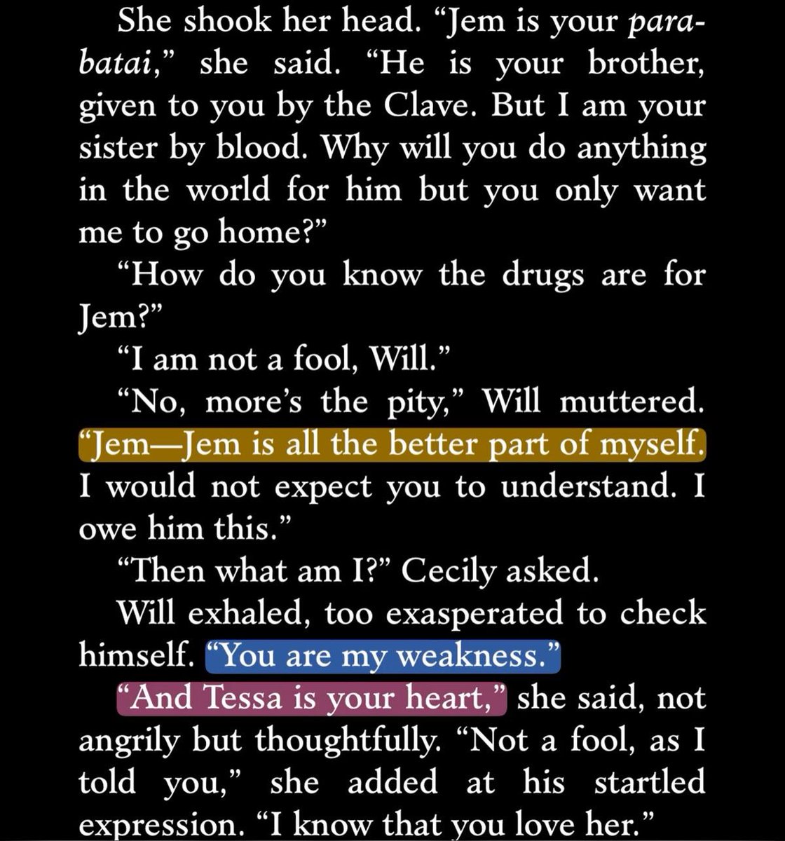 the better part of himself, his weakness, and his heart 💝