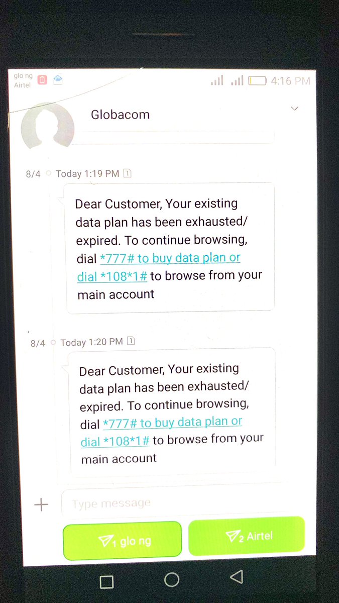 i_am_daddyfifty's tweet photo. Globacom, you people should stop this nonsensè of sending me this sms every minutes, it’s not by force to subscribe data. I repeat stop this nonsensè @GloWorld @GlobacomNigeria @glonigeria @GLO__NIG @GlobacomLLC @instablog9ja @legitngnews @GistReel @GistLovers https://t.co/xzR7j4TEMP