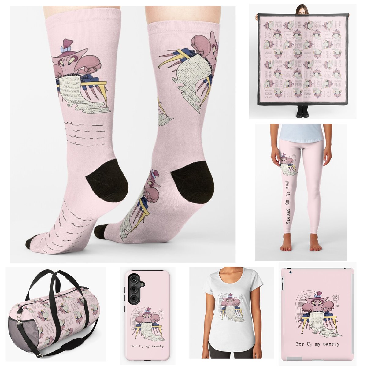 Znatnova_Marina's tweet image. Amazing socks from my new Pink Writer collection. Buy them at the link: redbubble.com/i/socks/Cute-c…
You can find more items from this collection in my store 
#sockspink #patternedsocks #uniquesocks #coolsocks #womensocks #childrensocks #dreamsocks #differentsocks