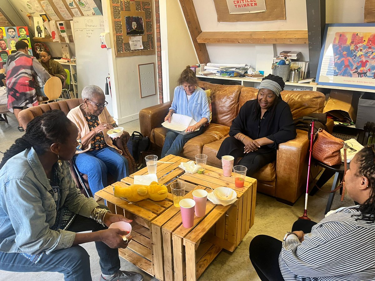 A moment of positivity 🥹

Some of the over 65 ladies who attended our <a href="/RekindleSchool/">Rekindle School</a> 3 course Caribbean lunch today.

All free. Everyone welcome.

Emphasis, as always on community, connection and conversation. 

When things are bleak, it's crucial to hold onto the beauty ❤️