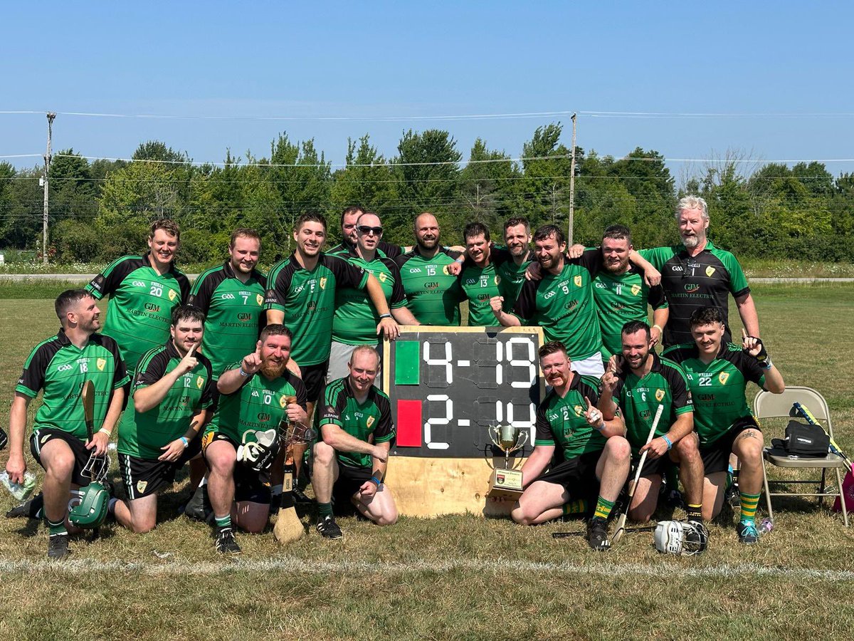 Our Hurlers won the USGAA Midwest Championships Junior D Hurling final beating <a href="/ClevelandGaelic/">Cleveland GAA☘️</a> 4-19 to 2-14 in an exciting match.

This was their second appearance in the final following a loss to Cleveland in 2023.

Rebels Abú!