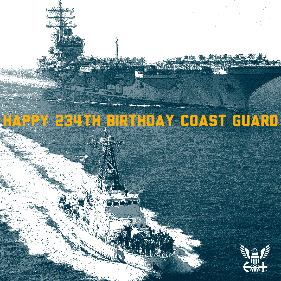 🎂 Happy 234th birthday to the U.S. Coast Guard! Thank you for your dedication and bravery to keep our waters safe every day. Cheers to many more years of service and excellence. Semper Paratus! 💪⚓