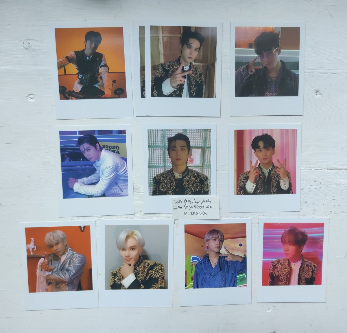 gerKPOPtrade's tweet photo. WTS / SELLING

NCT 127 Sticker Polaroids

💸 2.50€ each or a member set for 4€

+shipping

DM me :)

giving up my collection, more to come!

#nct127 #nct #nctsell #wts #kpop #nctselling #nctwts #nctsticker #JAEHYUN #TAEYONG #HAECHAN #MARK #JOHNNY #YUTA #JUNGWOO #DOYOUNG #TAEIL https://t.co/QtW7G2GeZD