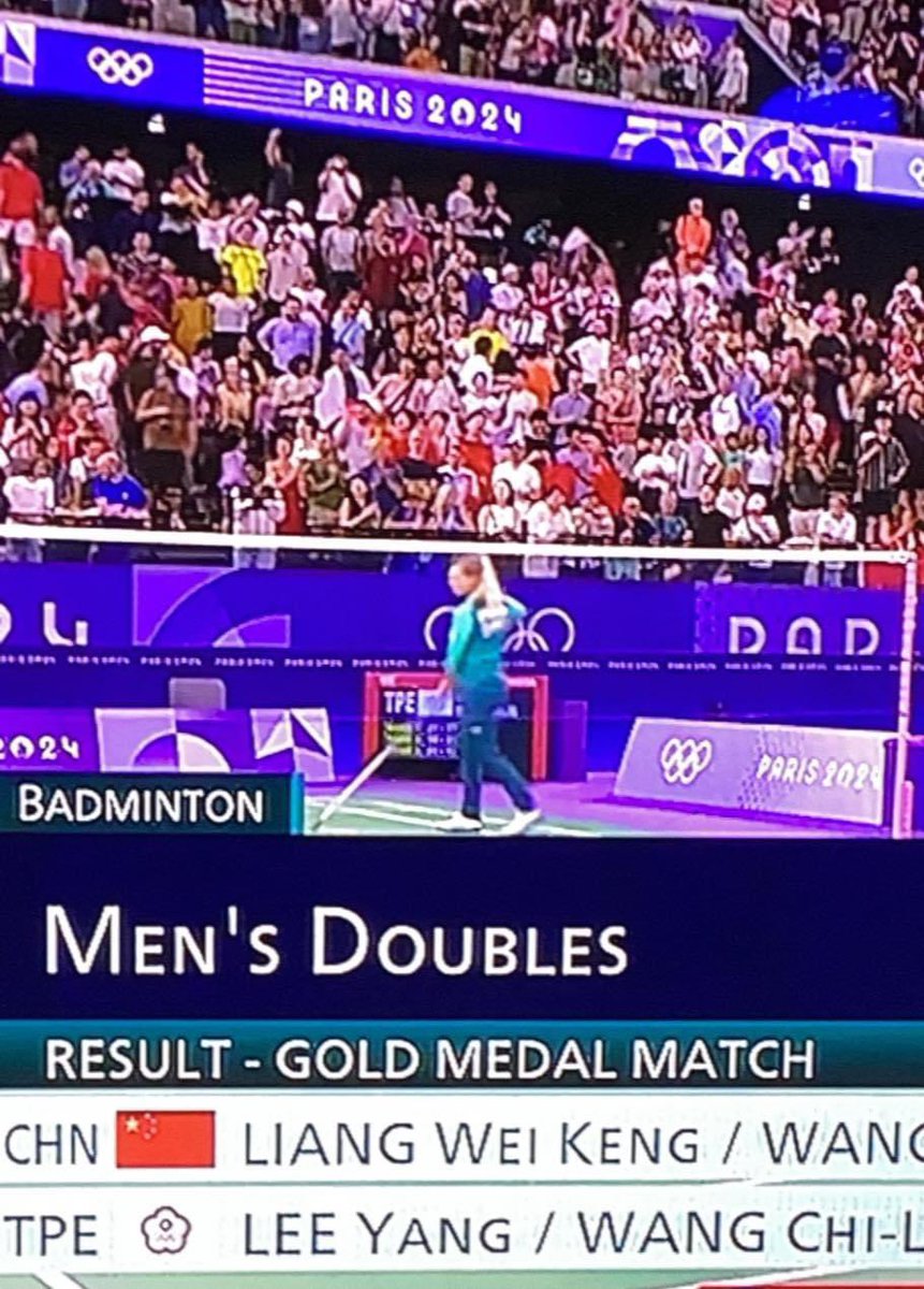 imkaish's tweet photo. Congratulations Taiwan 🇹🇼 on winning the first gold in the Paris @Olympics for men’s badminton doubles by beating China 🇨🇳 ! #2024Olympics https://t.co/wkblWJkW9J