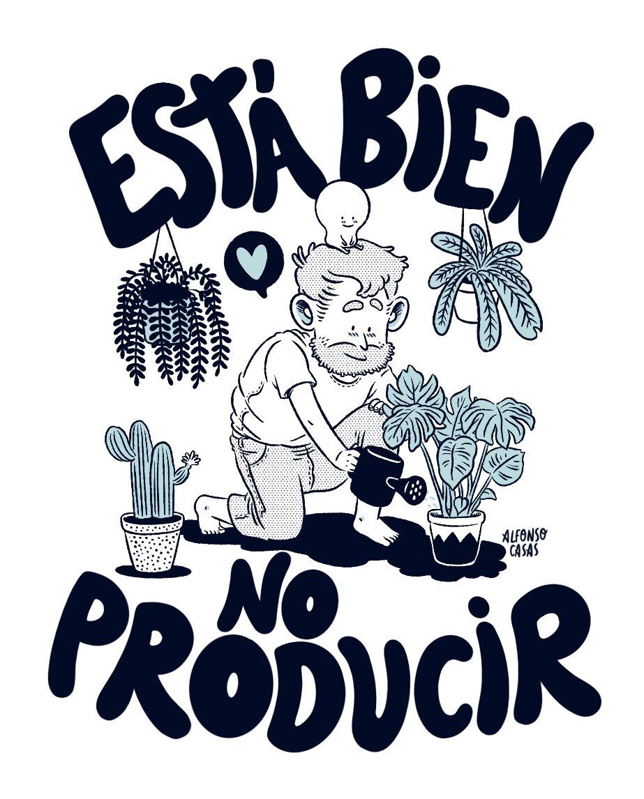 midudev's tweet image. No puedes estar todo el día produciendo. No eres una máquina. ¿Para qué quieres conseguir tus objetivos si no disfrutas tu vida?. Celebra lo que tienes y lo que has logrado. Sal con tus amigos. Haz deporte. Juega a la consola. Ve al cine. Desconecta.